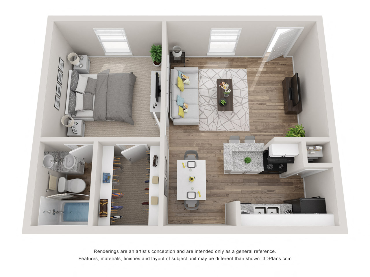 Floor plan layout diagram for Franklin